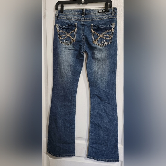 Red Rivet Jeans Size 11 - Picture 2 of 7